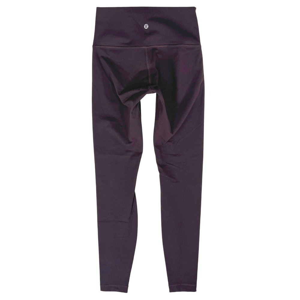 Lululemon Wunder Under High Rise Tight 28" 6 W5BEHS Black Cherry Athleisure Yoga